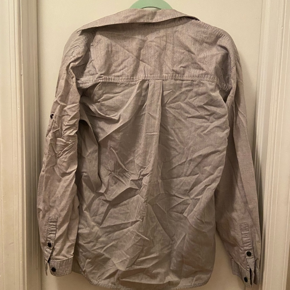 Diesel Button Down Shirt Patchwork Small - image 5